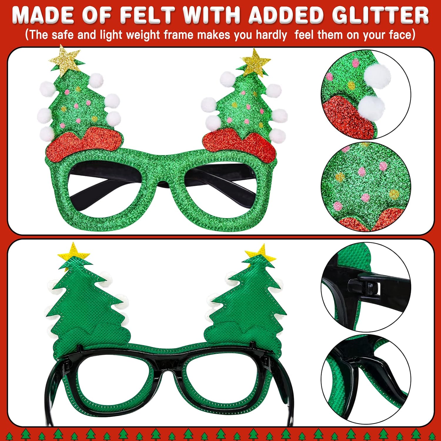 12-Piece Christmas Glasses Set