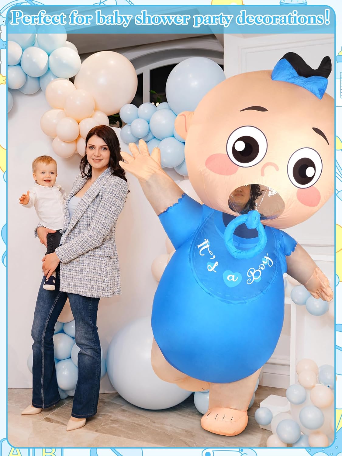 Inflatable Baby Costume Set for Adults and Babies
