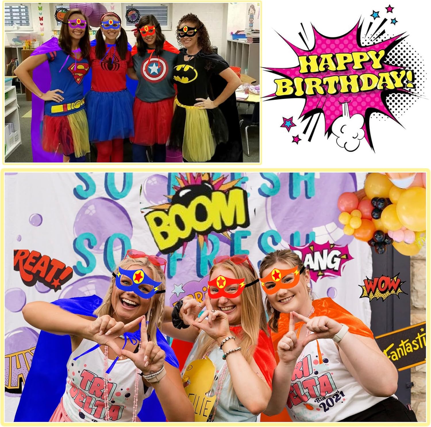 Superhero Cape and Mask Set iant costume ideas