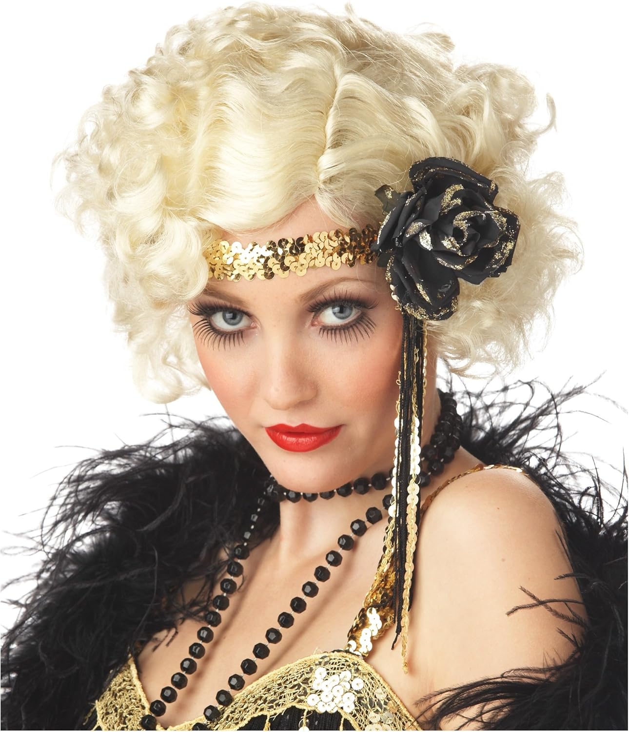 California Costumes Jazz Wig - Blonde Perfect Flapper Style