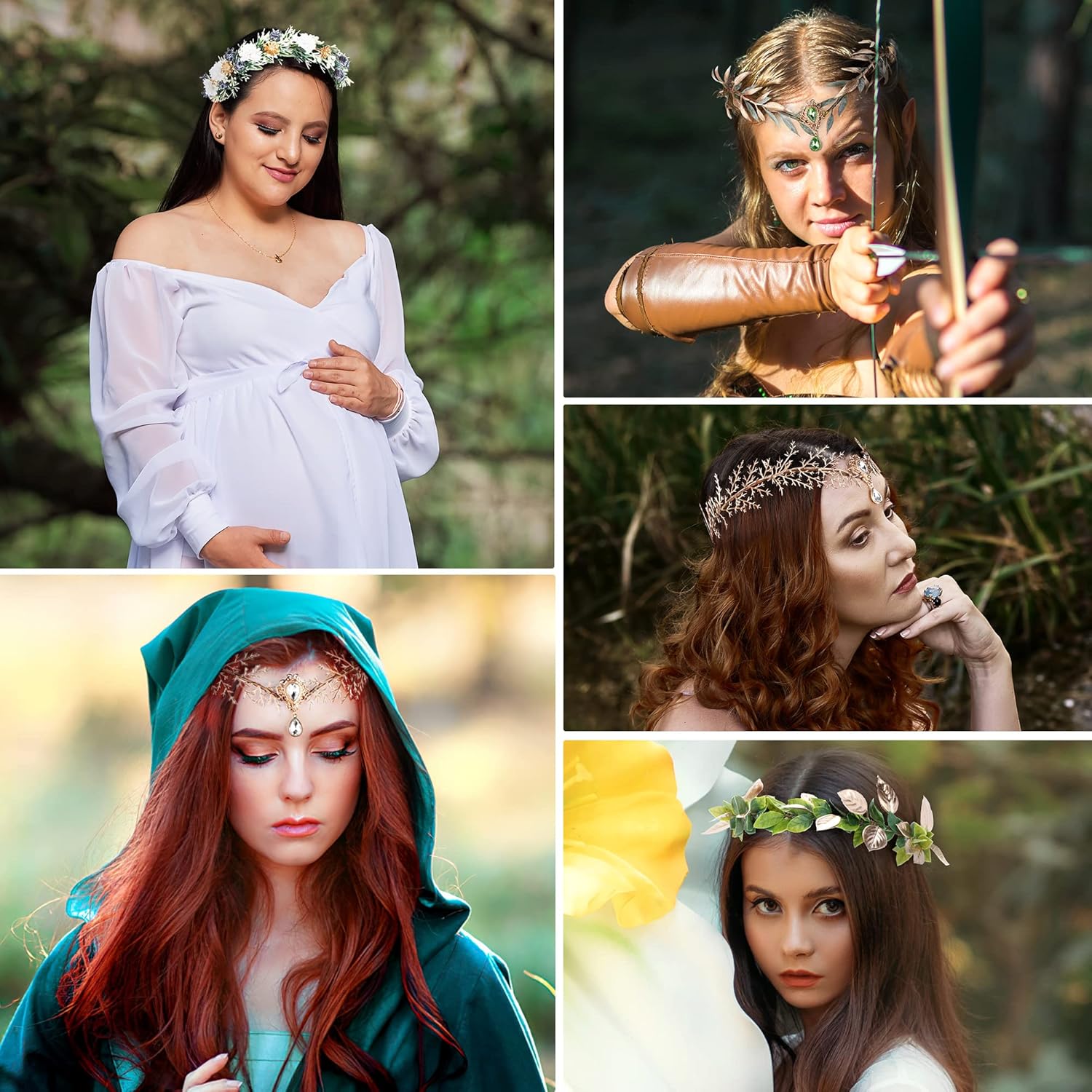 Mostory Handmade Fairy Woodland Crown