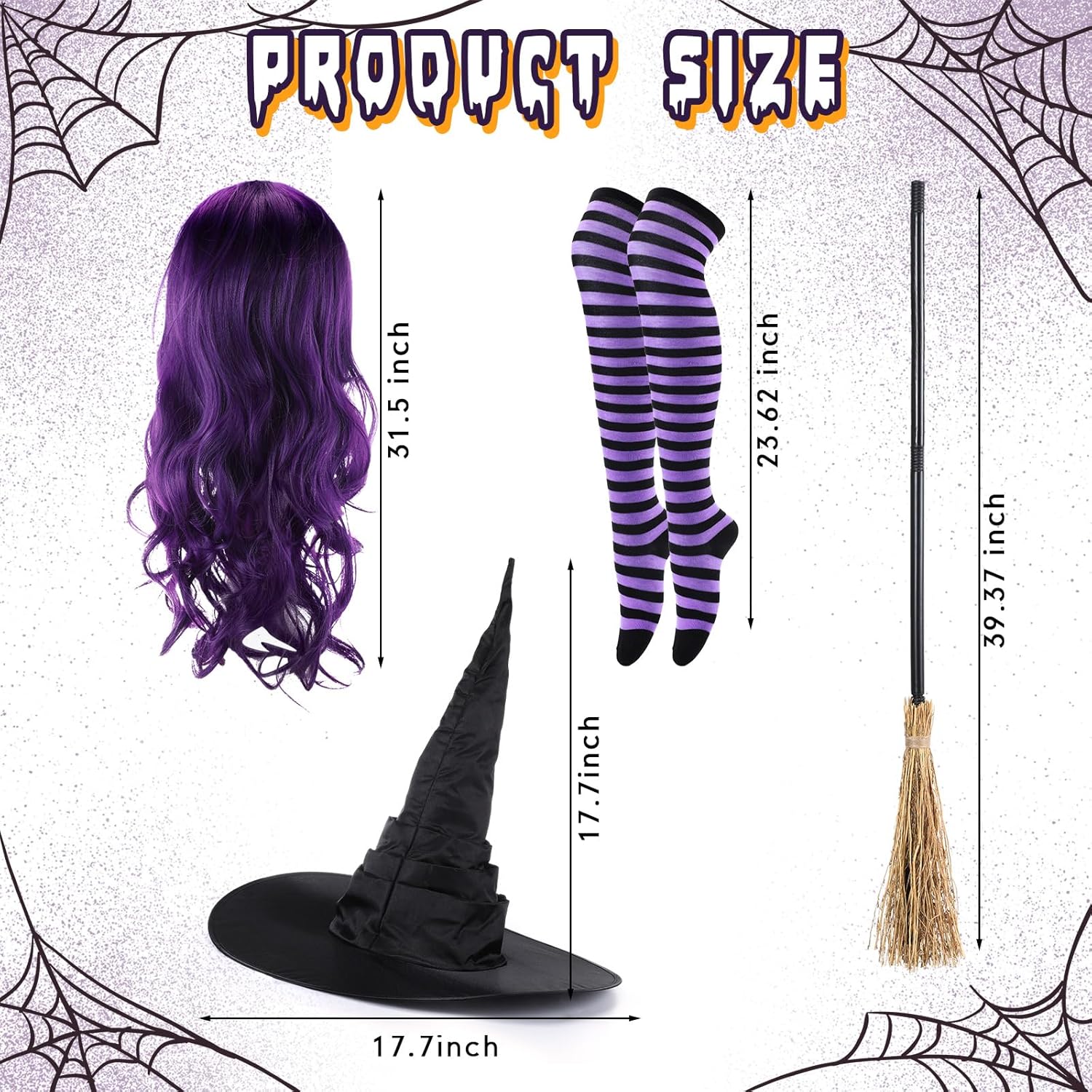 Racede Spooktacular Halloween Witch Cosplay Set