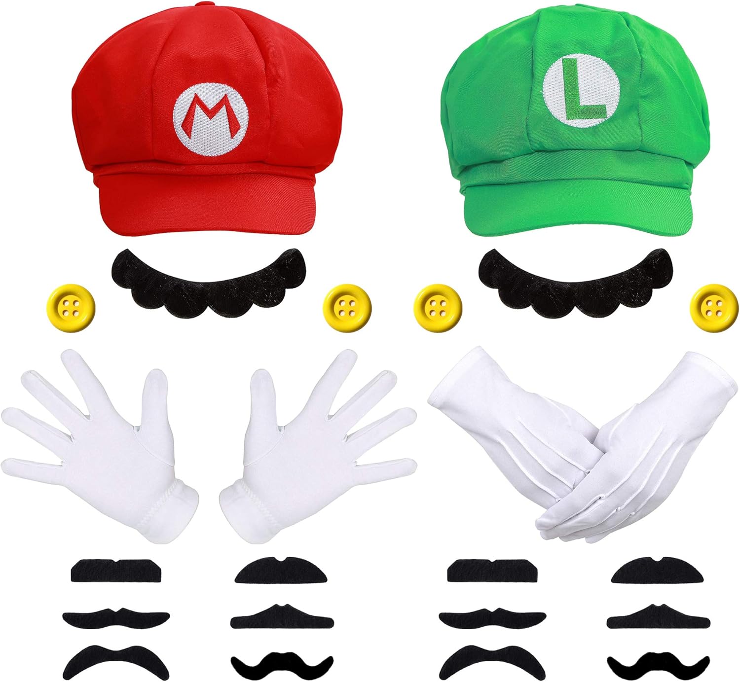 Humairc Super Bros Halloween Costumes Accessories Set