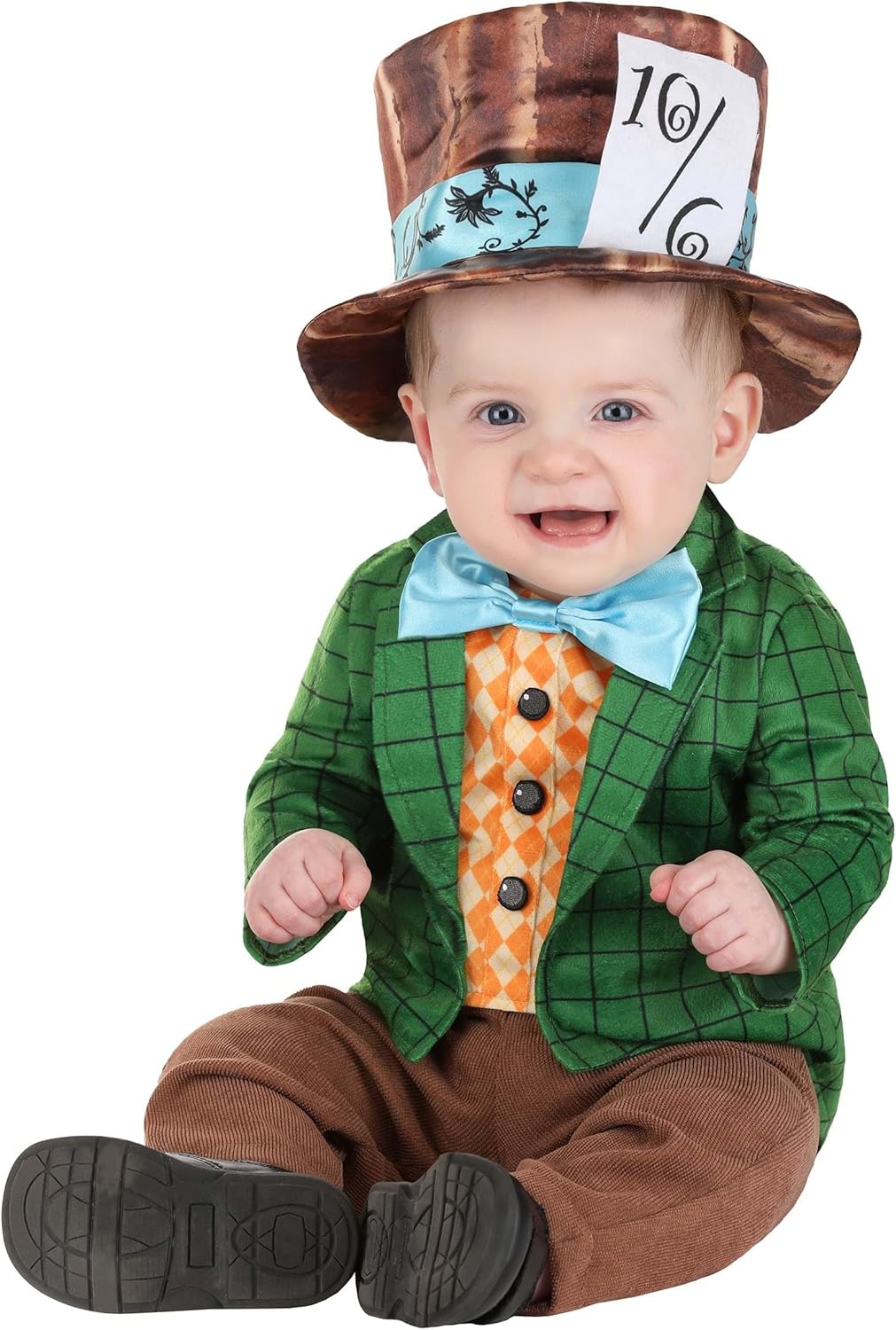 Deluxe infant boys Mad Hatter costume for Halloween adventures in Wonderland
