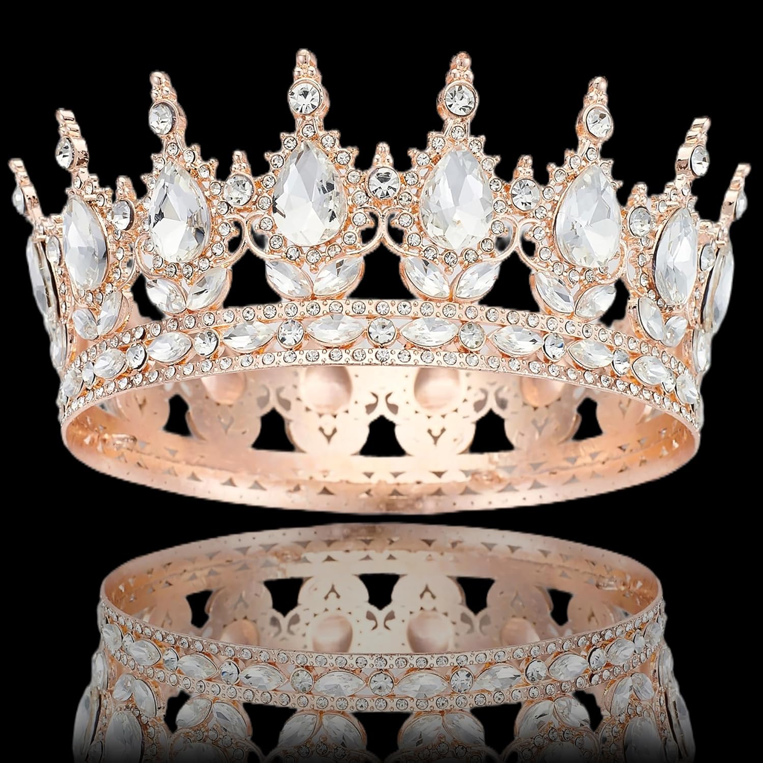 Rhinestone Womens Crown