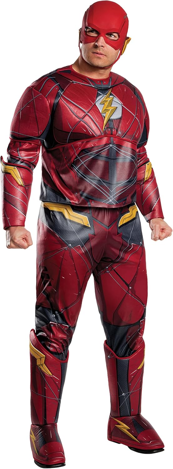 Mens Justice League Deluxe Flash Costume