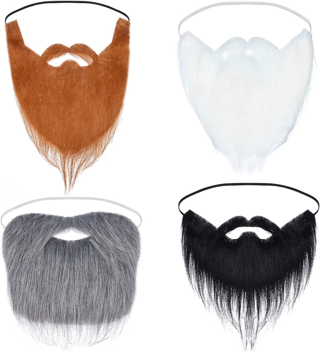 Premium High-Quality Fake Beards for Halloween More