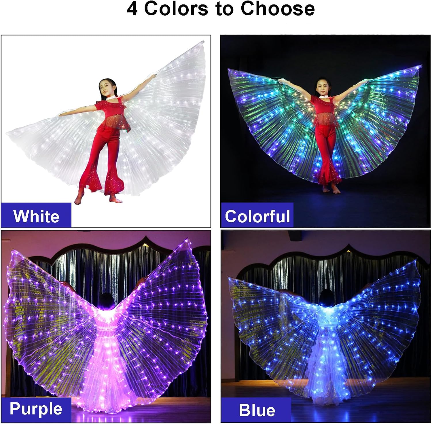 LED Isis Wings Light-Up Belt for Women