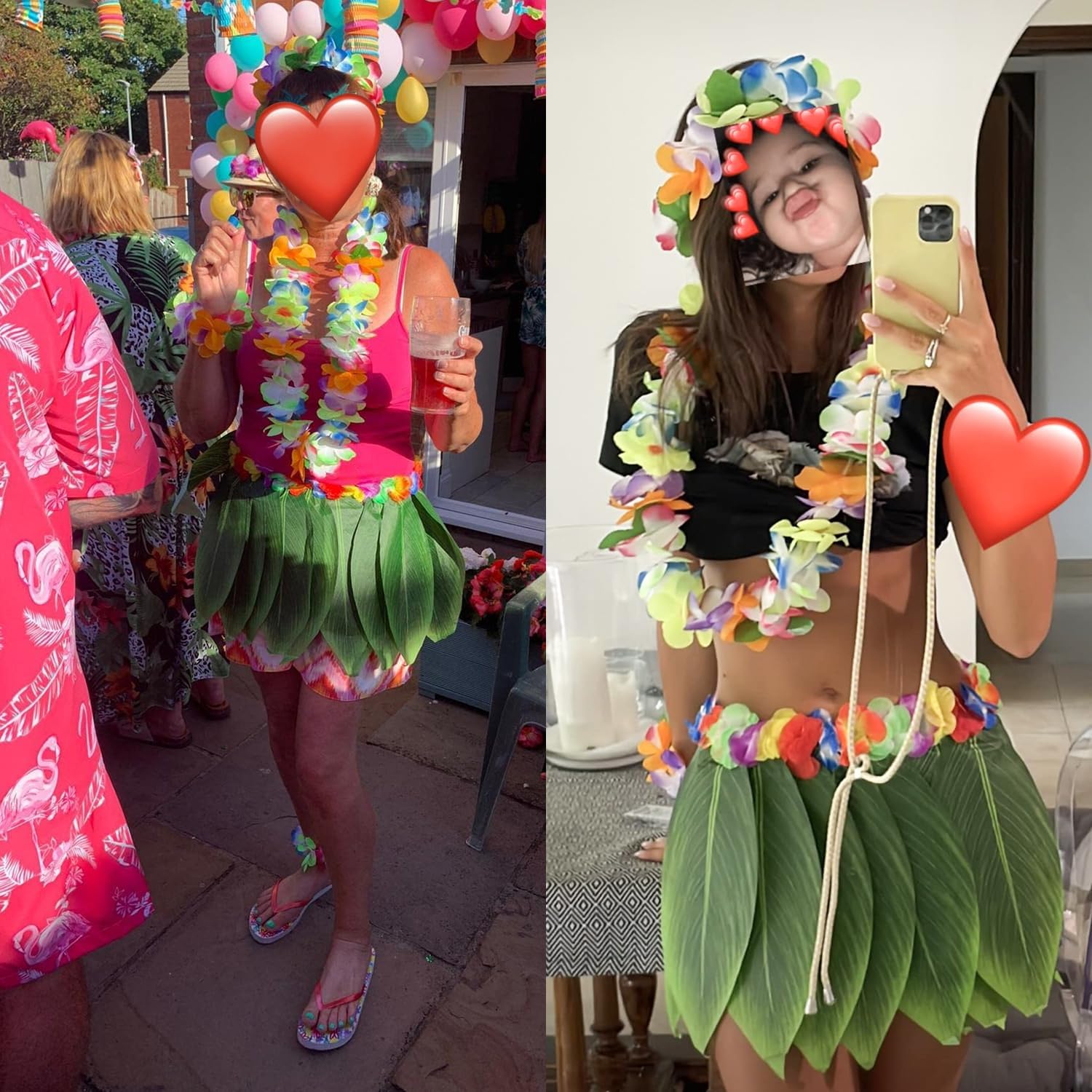Hawaii Hibiscus Leis Set for Women