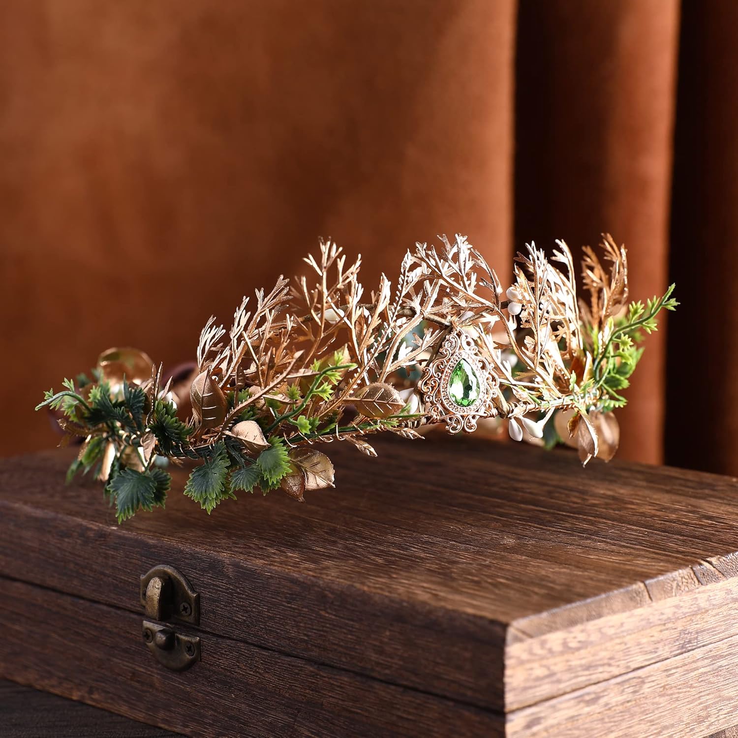 Mostory Handmade Ethereal Fairy Crown for MenAdjustableUnique Design
