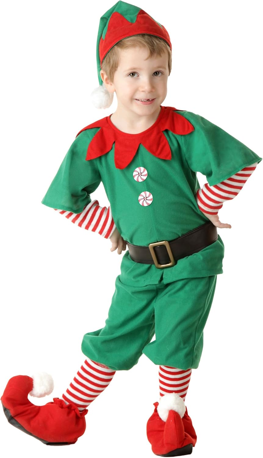 Fun Christmas Elf Costume for Toddlers