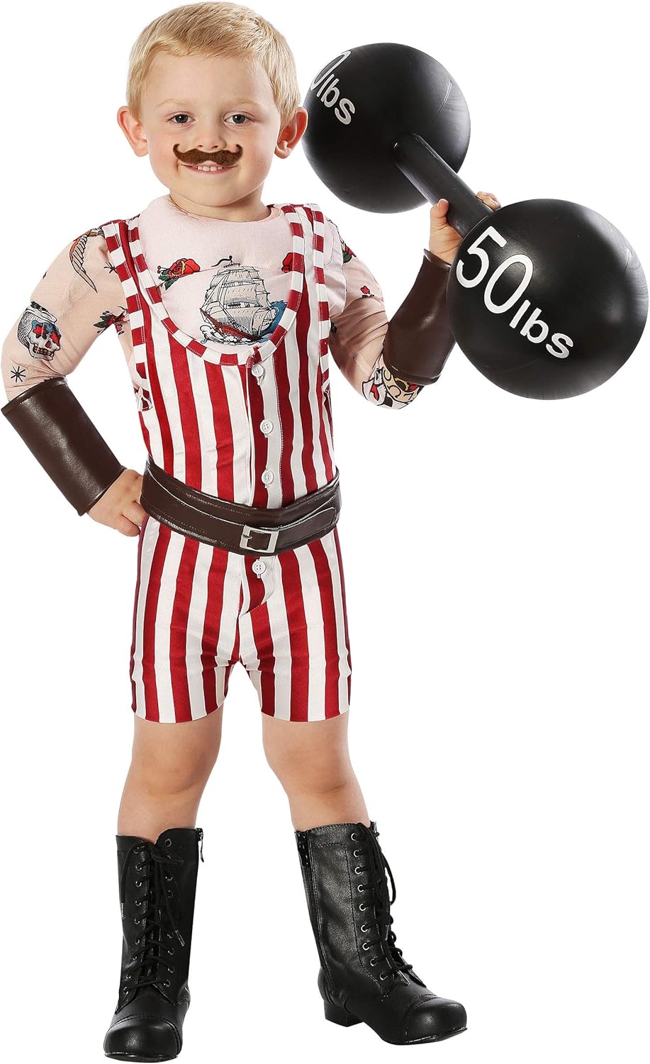 Vintage Strongman Toddler Costume