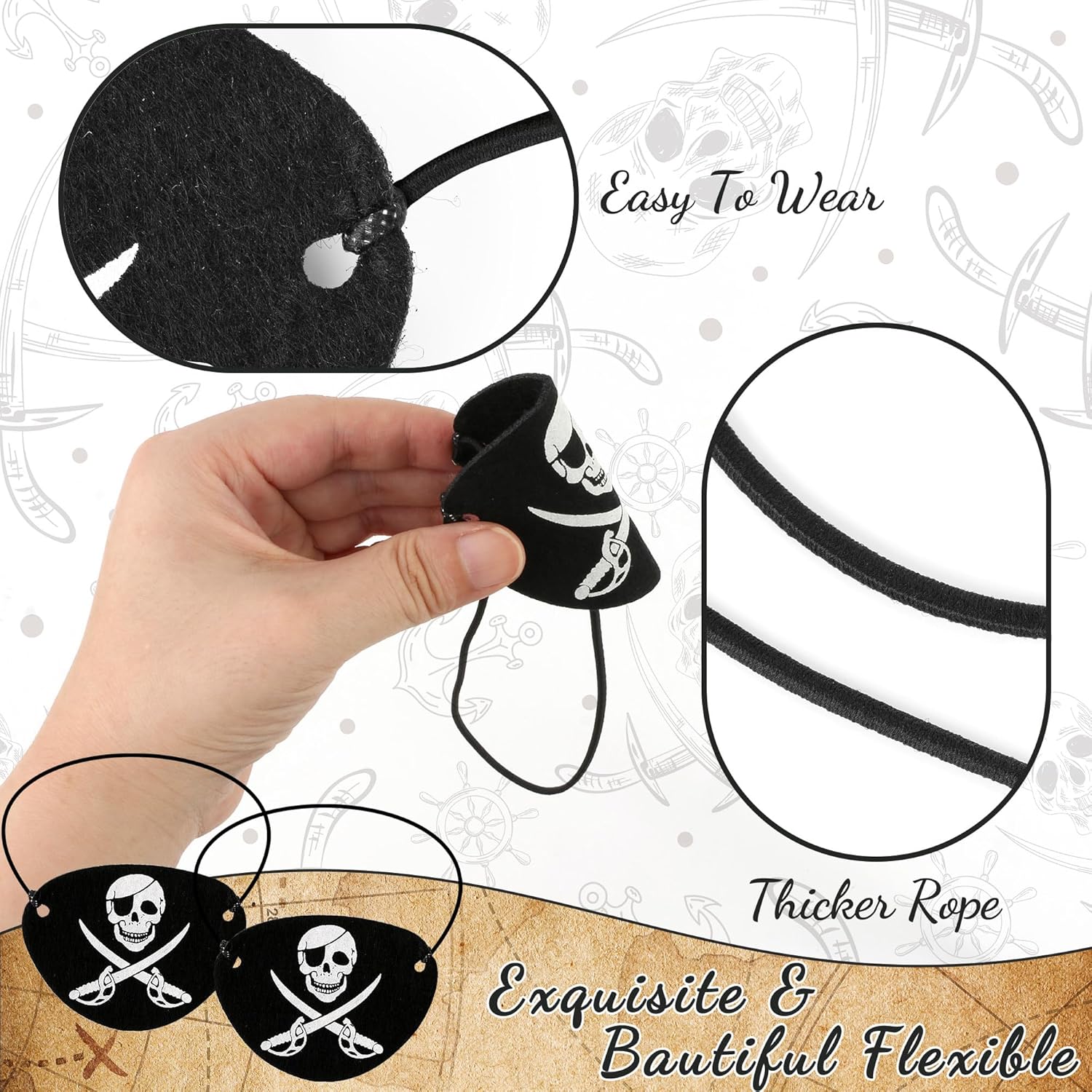 Halloween Pirate Accessories - Perfect for Party More