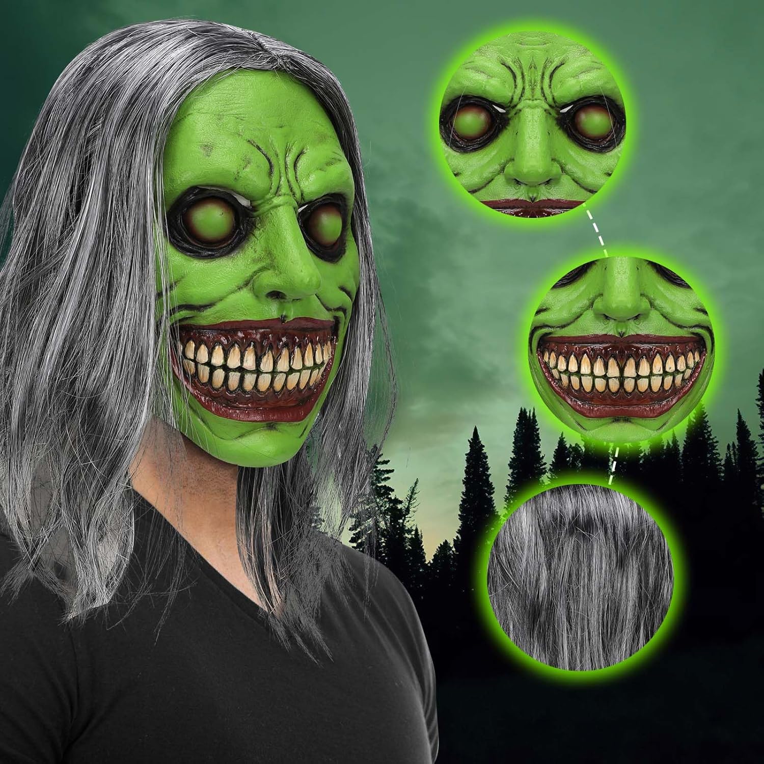 Creepy Demon Mask for Halloween