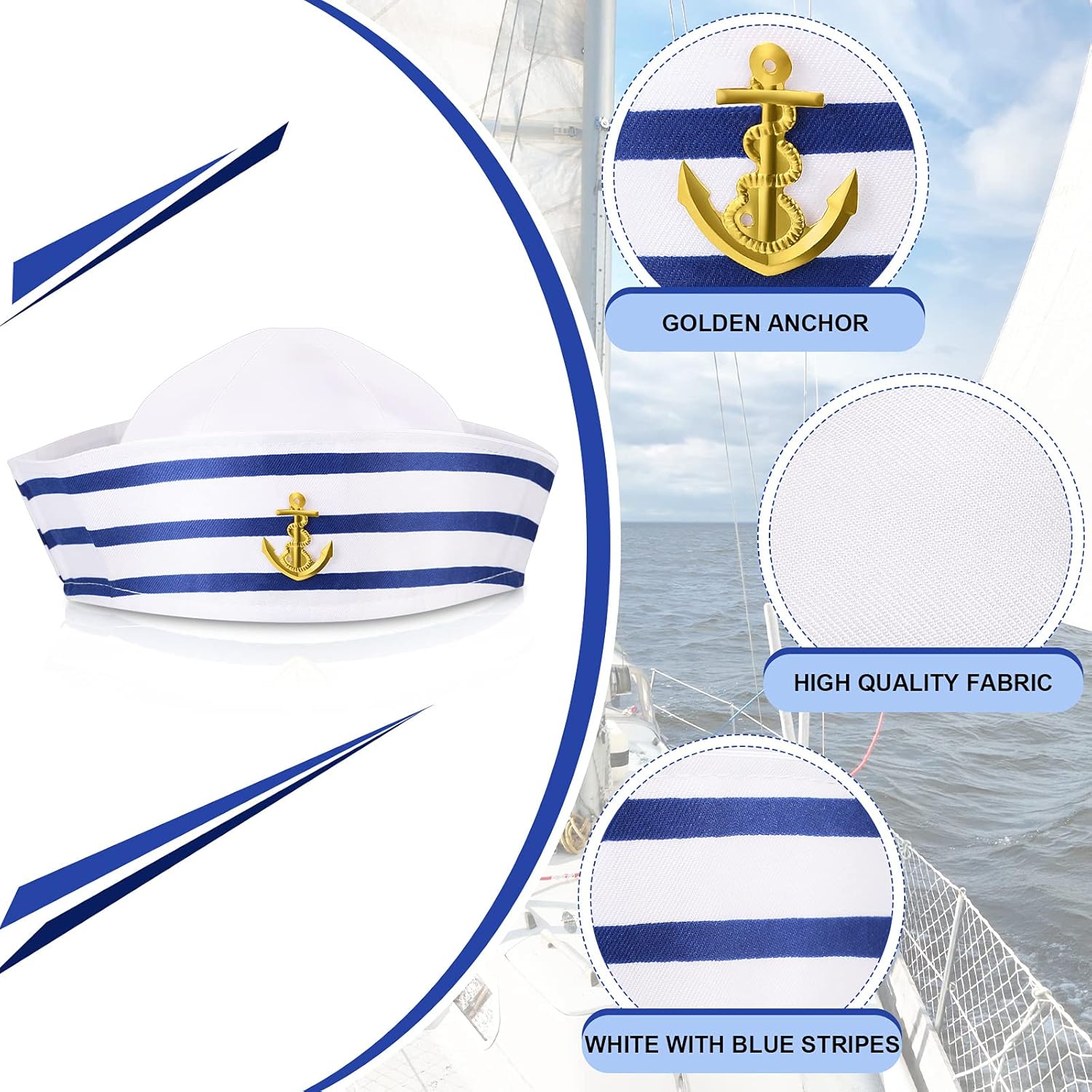 Syhood Sailor Hat Vector