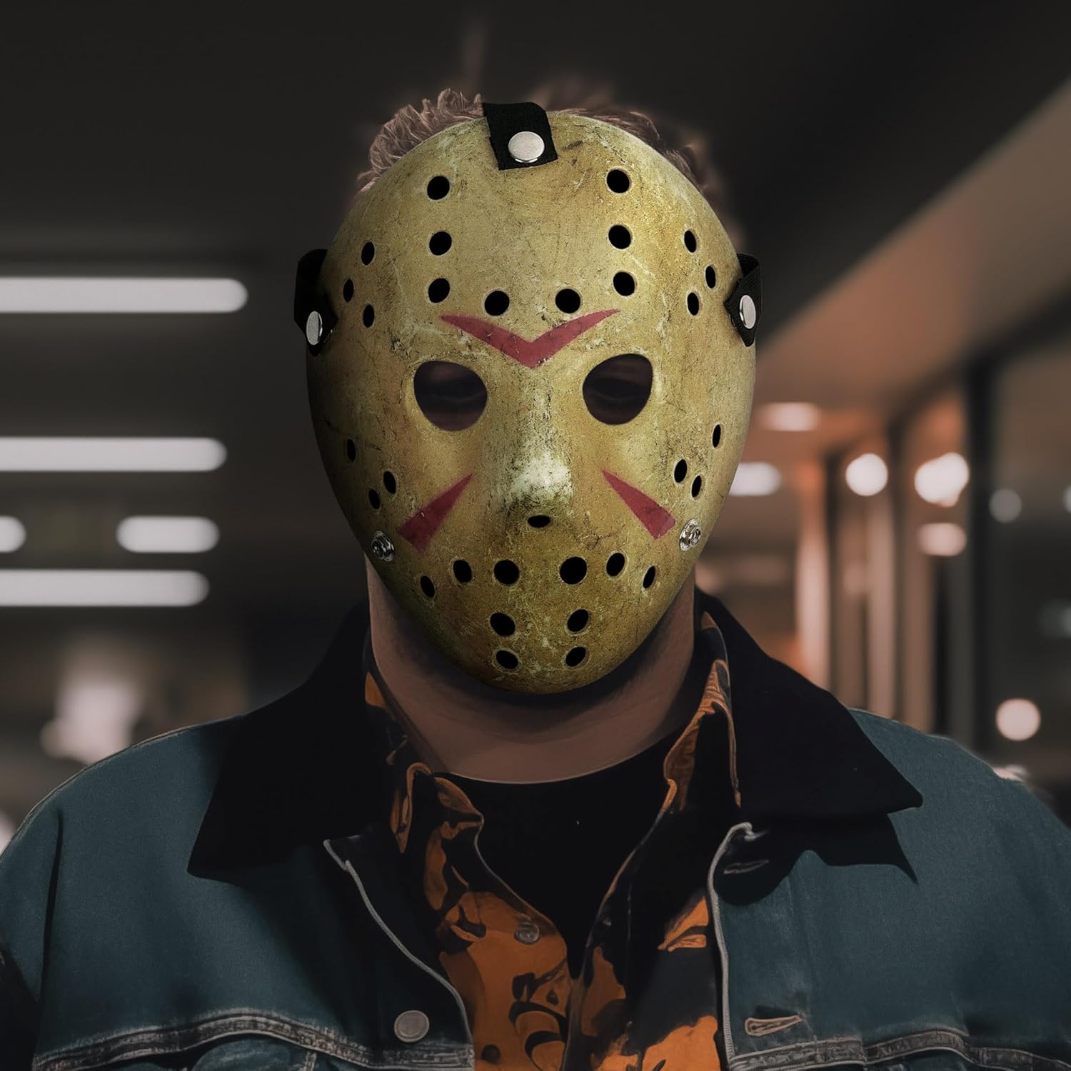 Eco-Friendly Horror Mask for Halloween