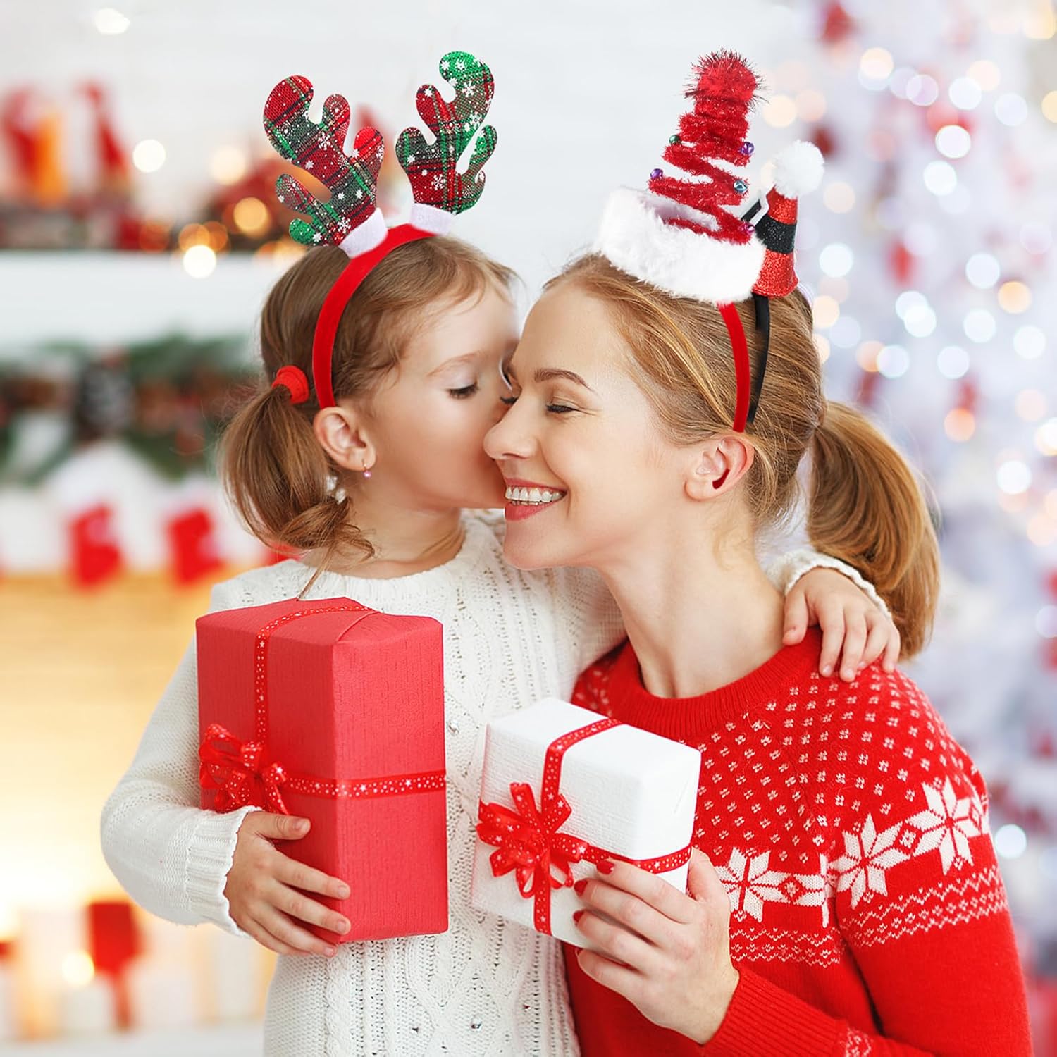12 Christmas Headband Set