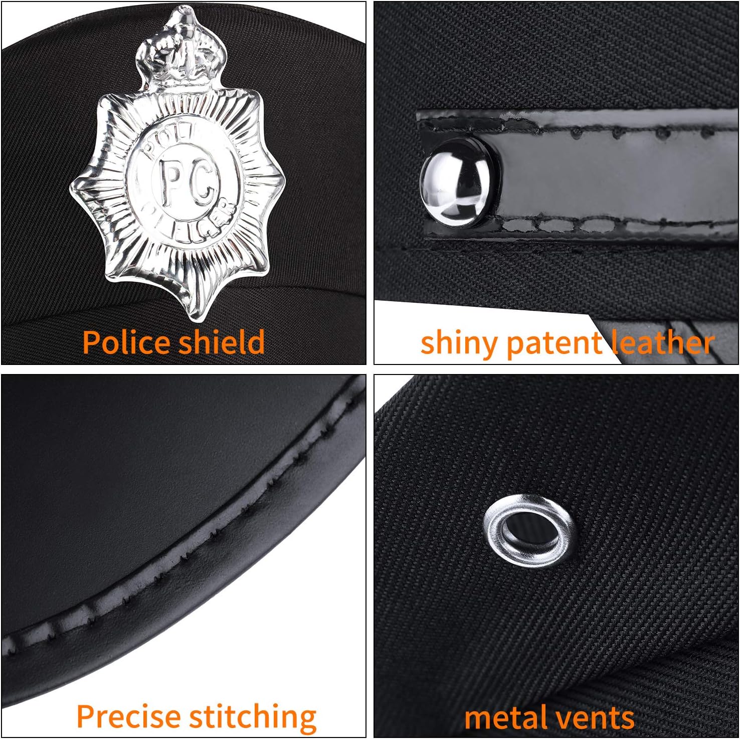 Funny Police Hat Set for Role Play