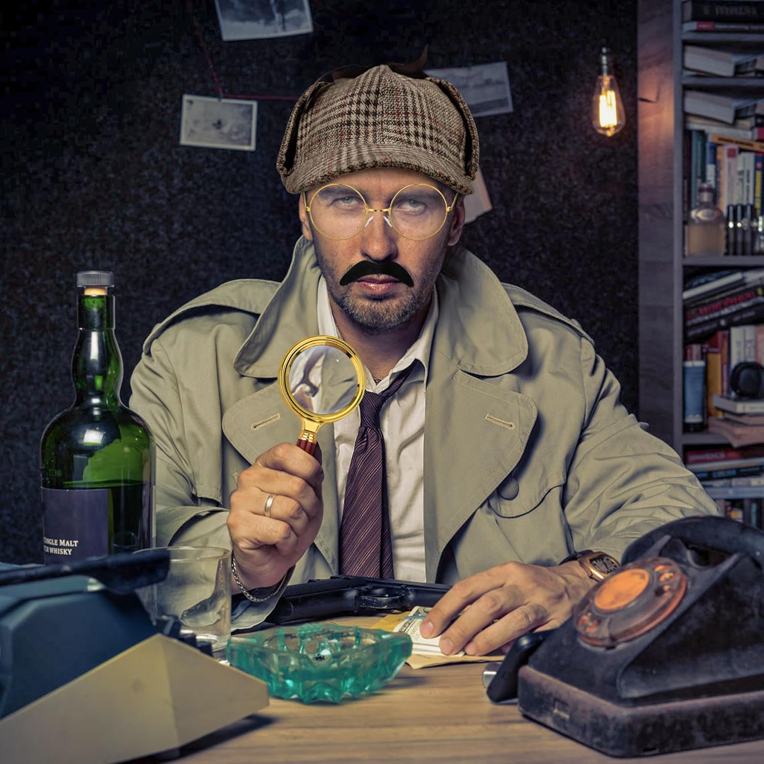 Horolam detective costume accessories set