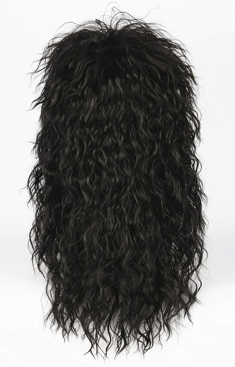 80s Punk Wig Black Mullet for Halloween