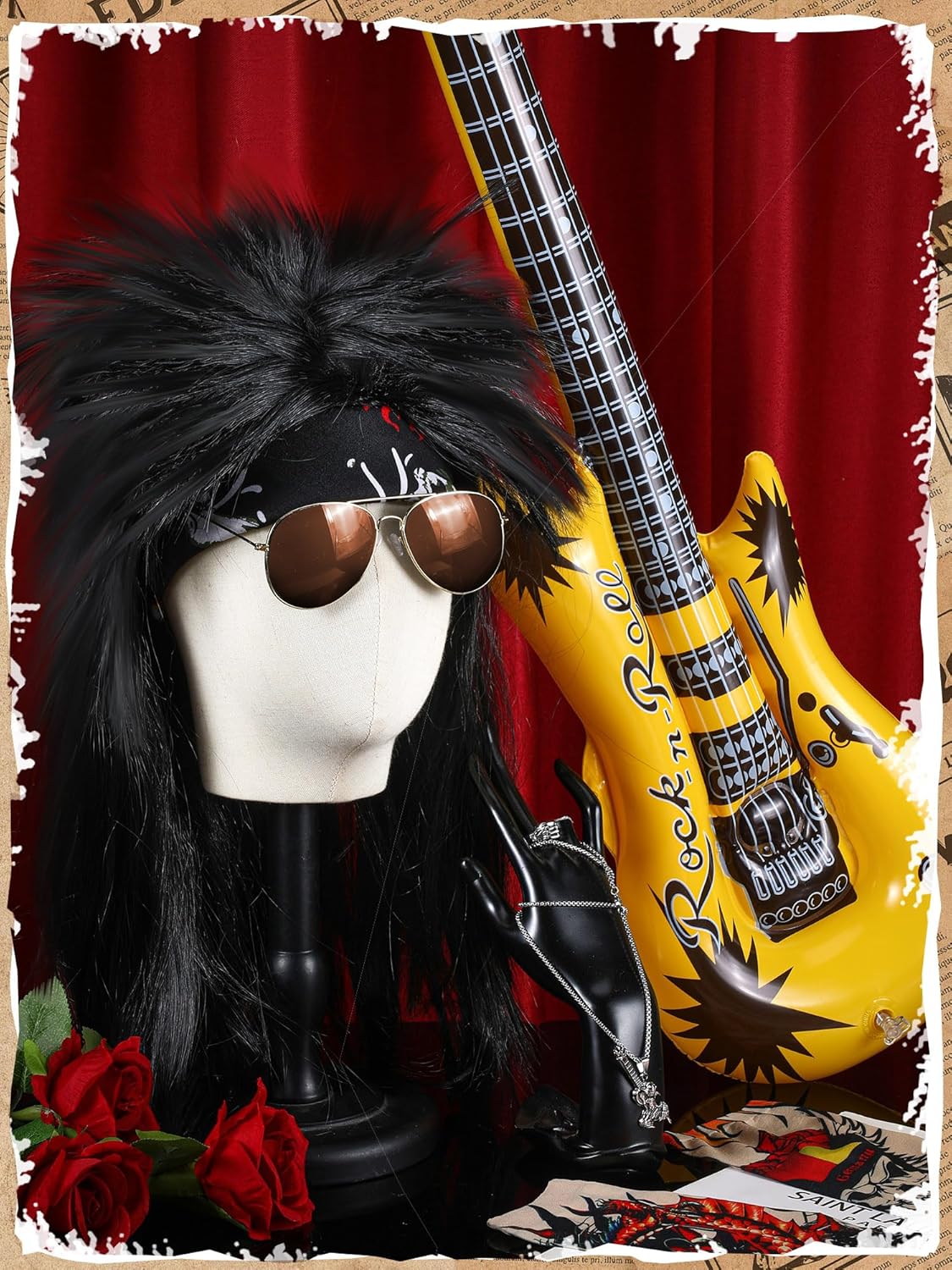 Mepase 9-Piece Rock Costume for Men