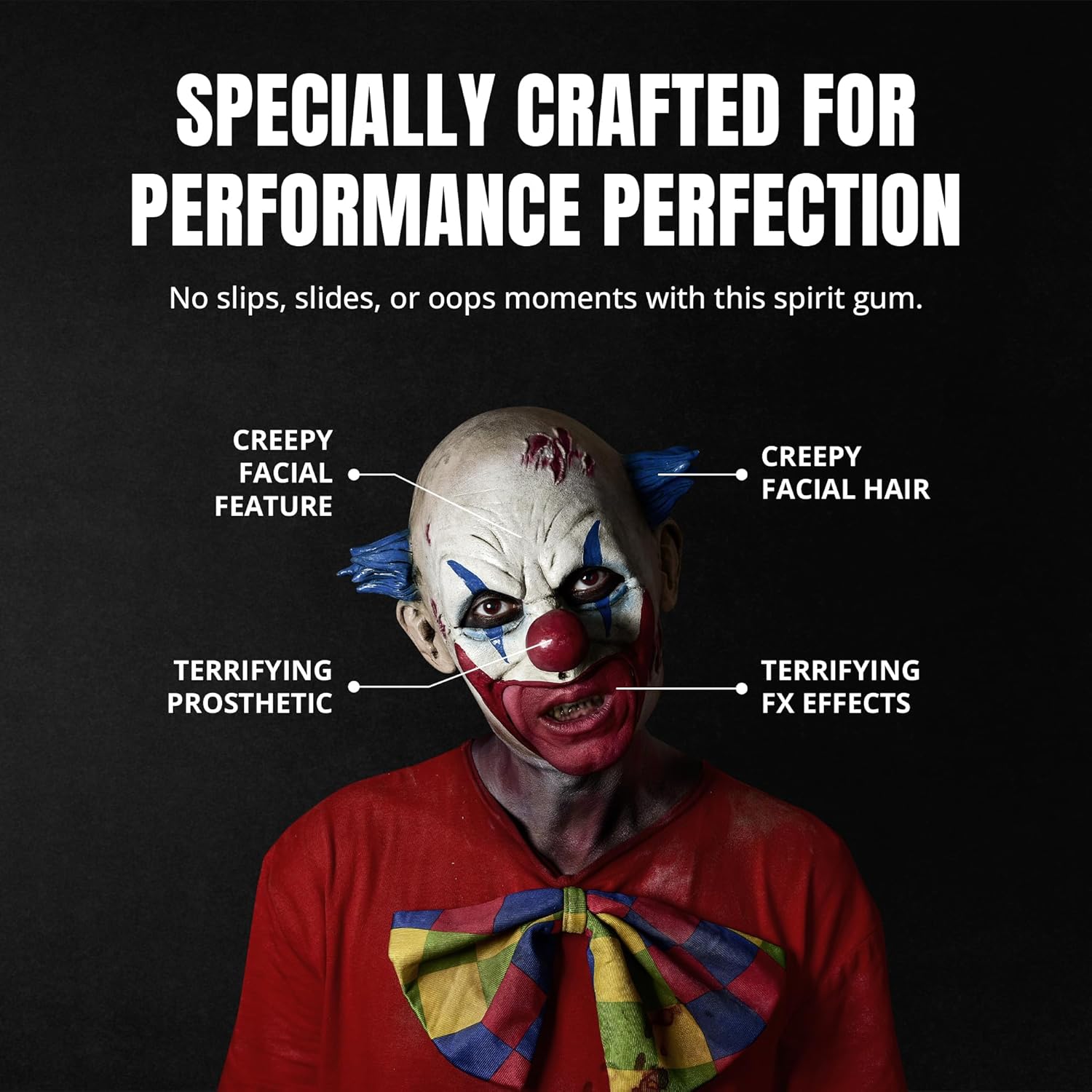 Professional Grade Spirit Gum Adhesive for Face