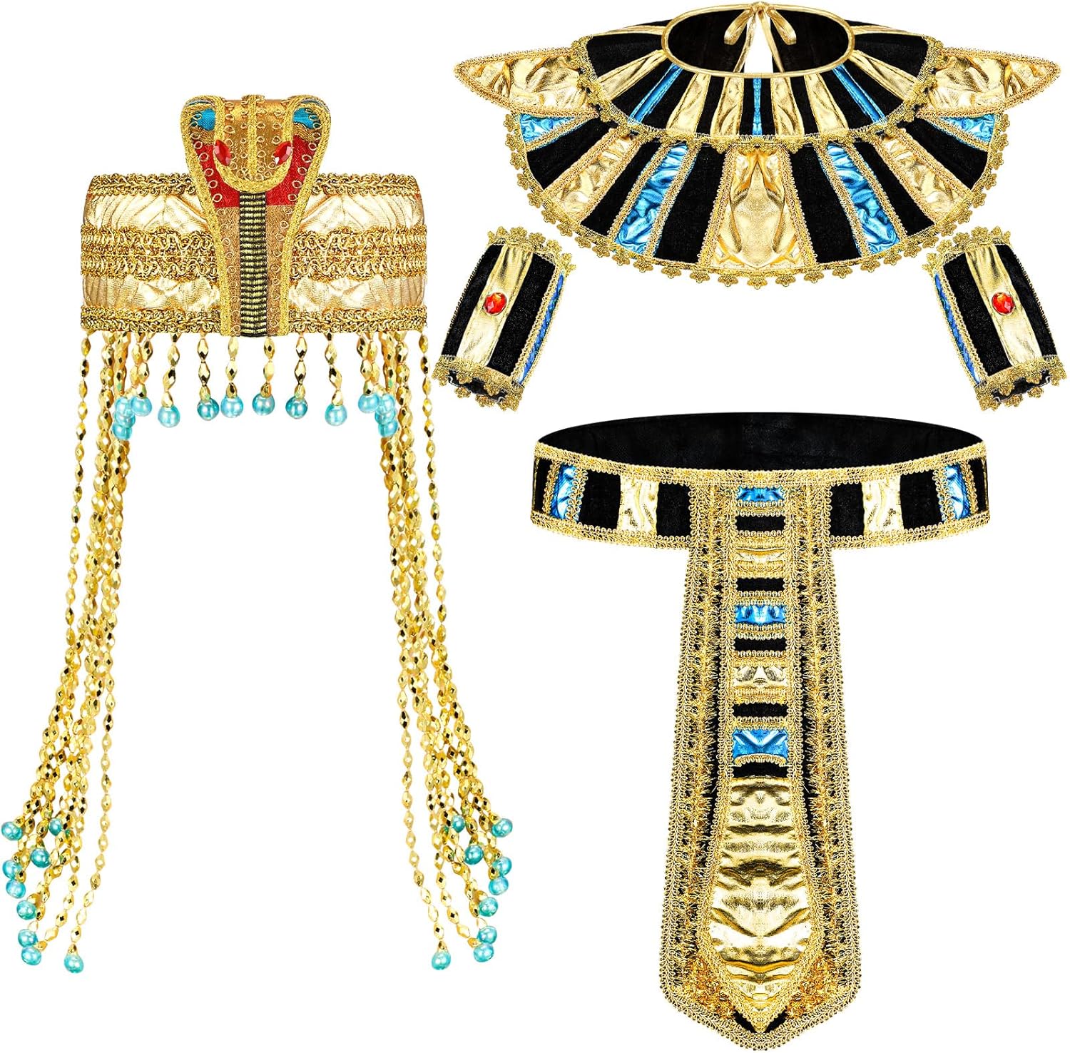 Egyptian Princess Costume Set - Cleopatra Headband Accessories