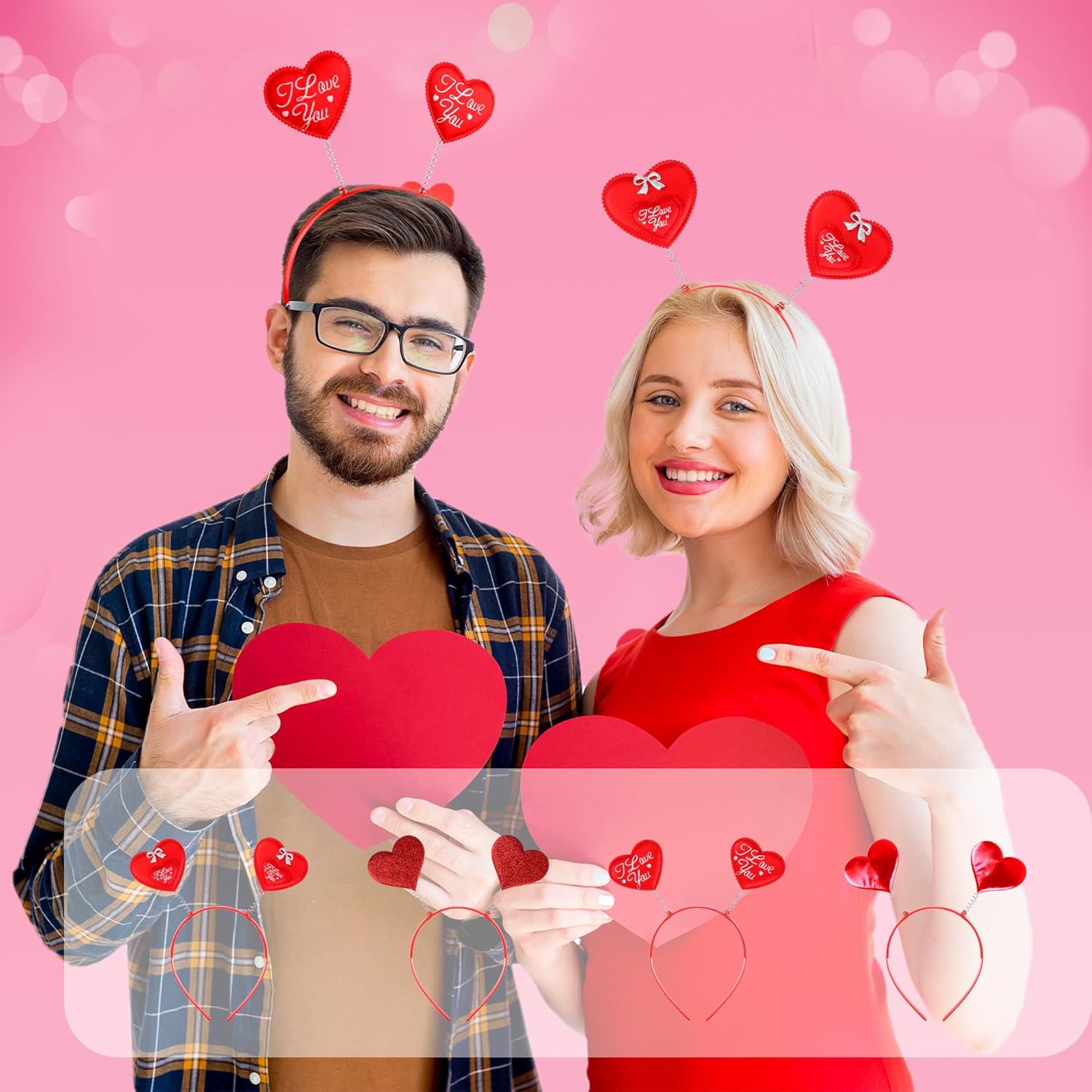 Valentines Day Love Heart Headband