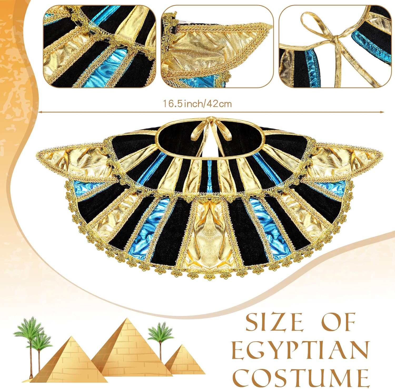 Egyptian Princess Costume Set - Cleopatra Headband Accessories