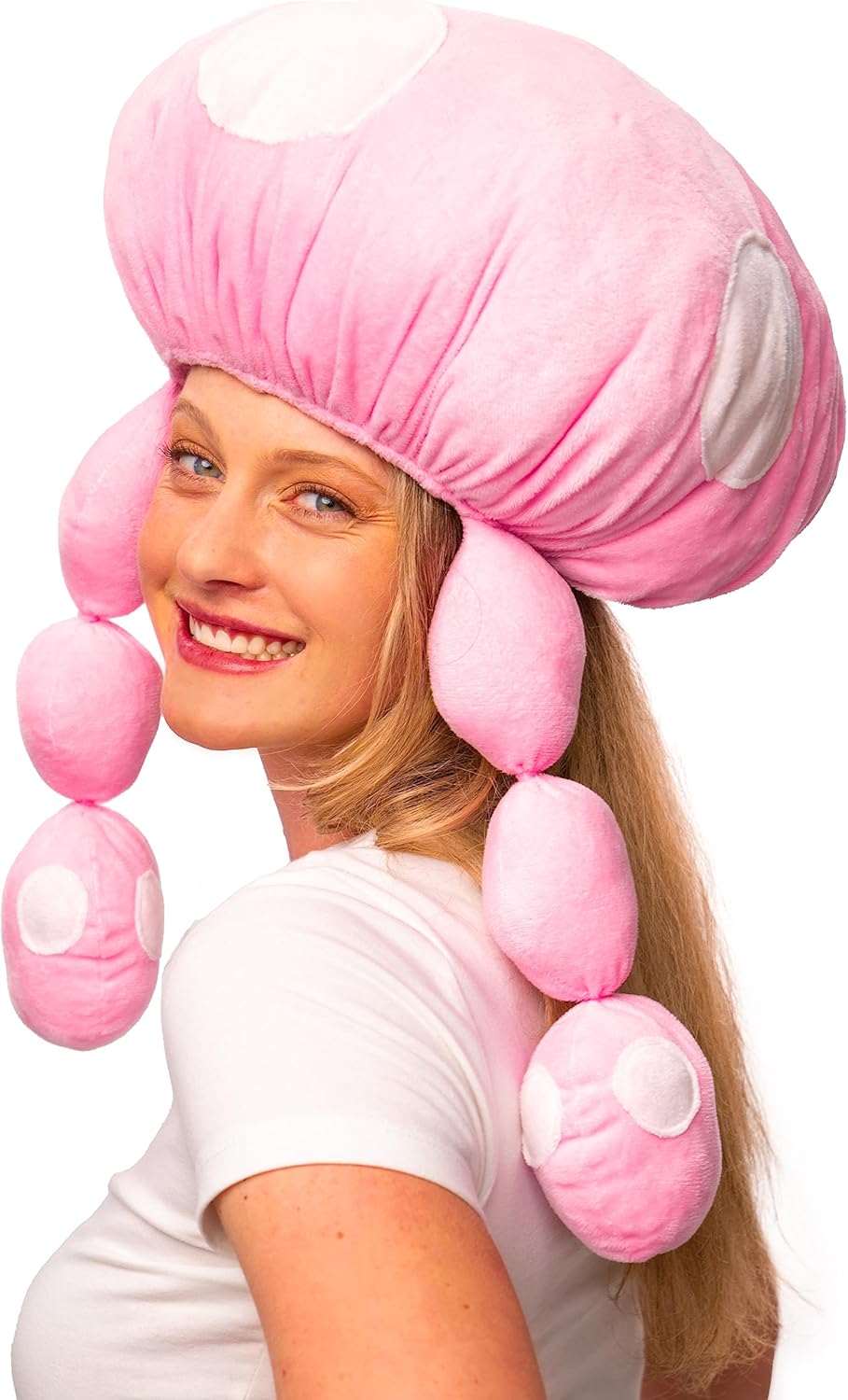 ComfyCamper Adorable Mushroom Hat Costume for Adults