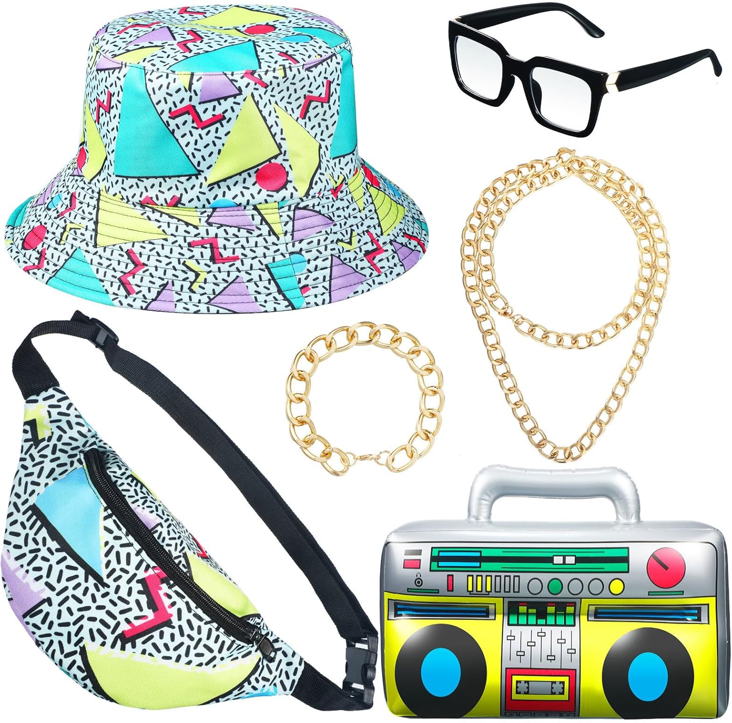 HIP HOP COSTUMES 6 PIECES