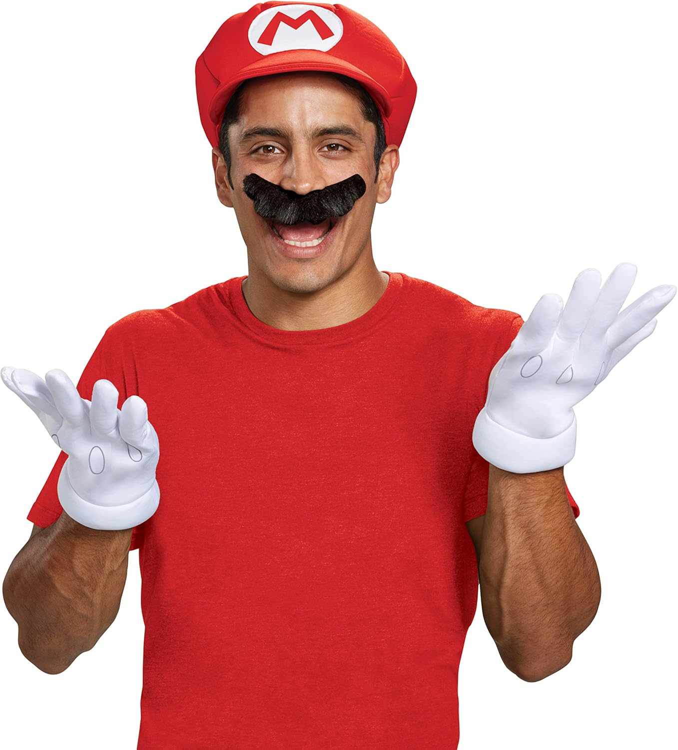 Disguise Adult Mario Costume Accessory Kit for Men