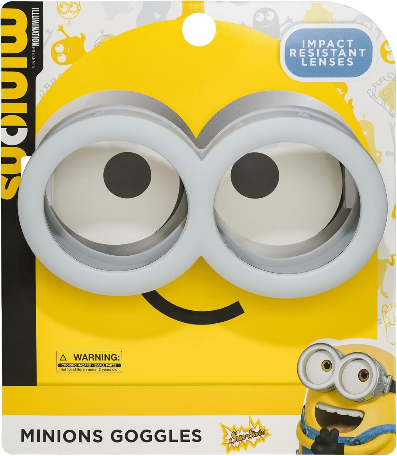 UV400 Minion Goggles Costume Accessory