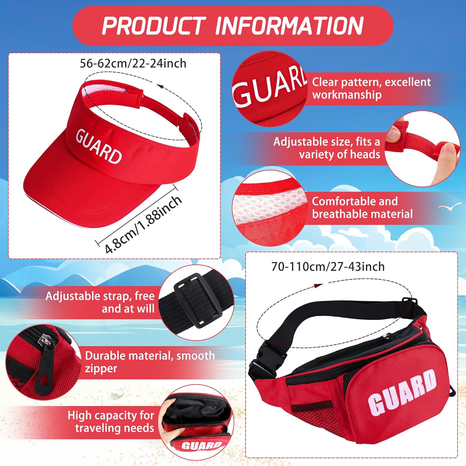 Guard Set for Beach Party and Event