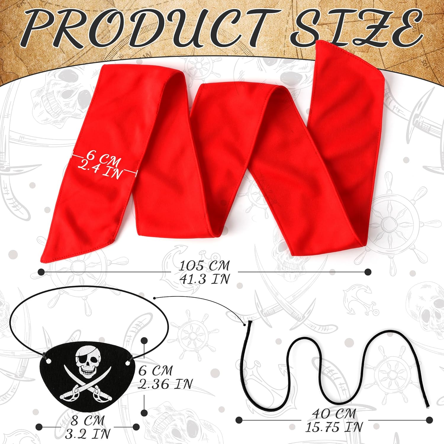 Halloween Pirate Accessories - Perfect for Party More