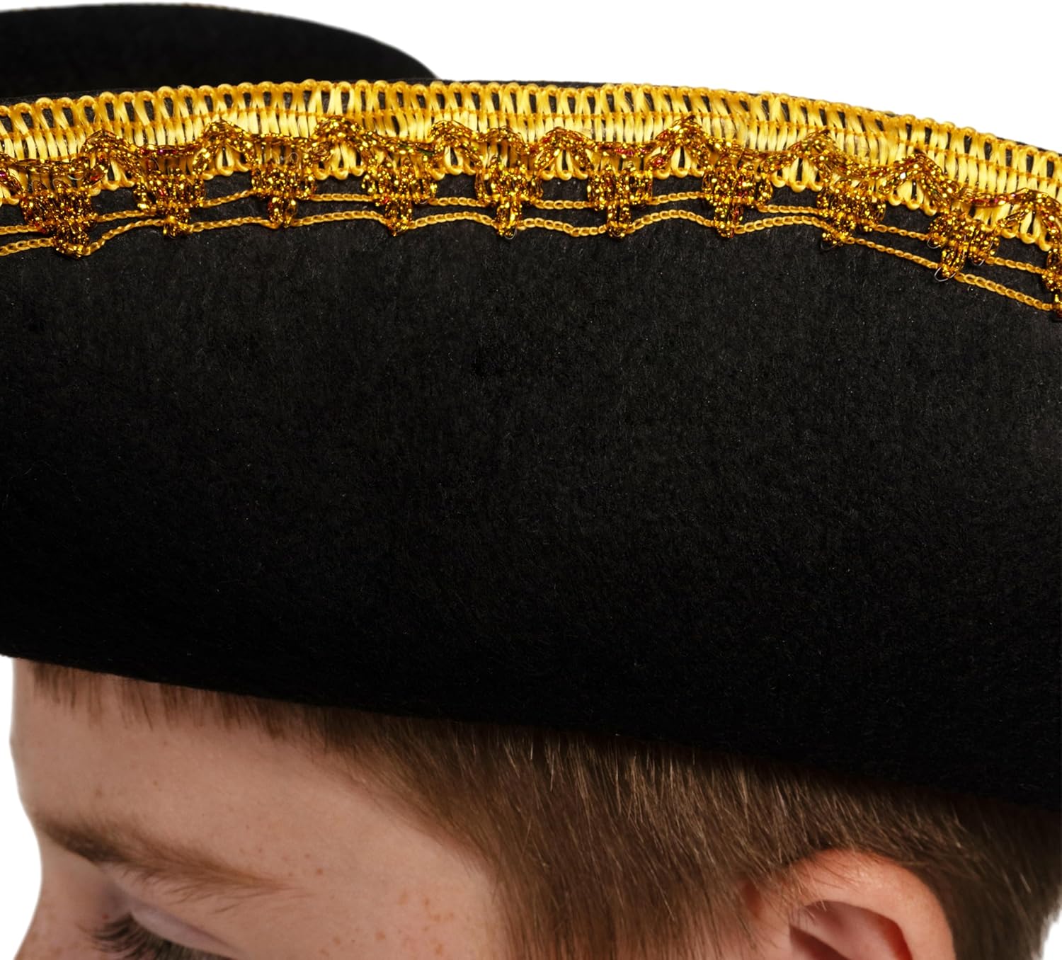Spooktacular Black Pirate Hat Perfect for Halloween and Role-Play