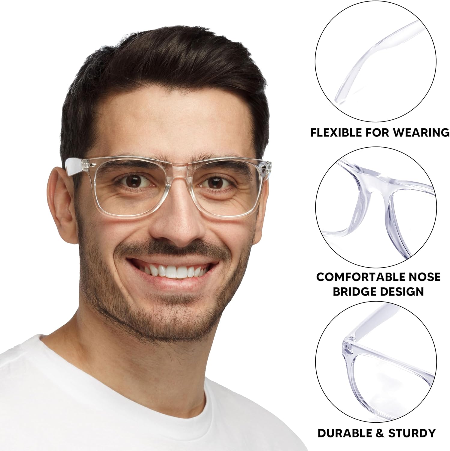Spooktacular Transparent Nerd Glasses