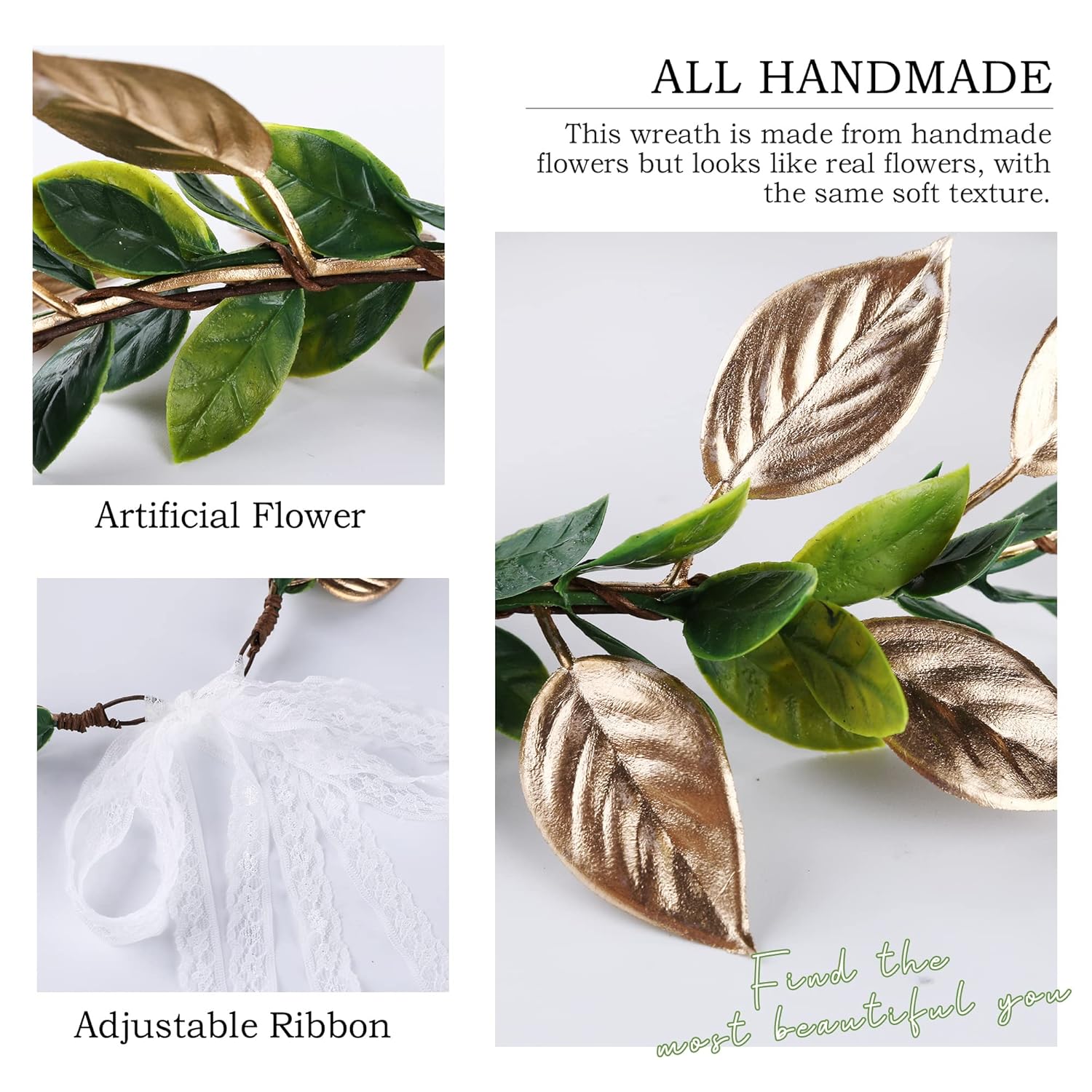 Mostory Handmade Fairy Woodland Crown