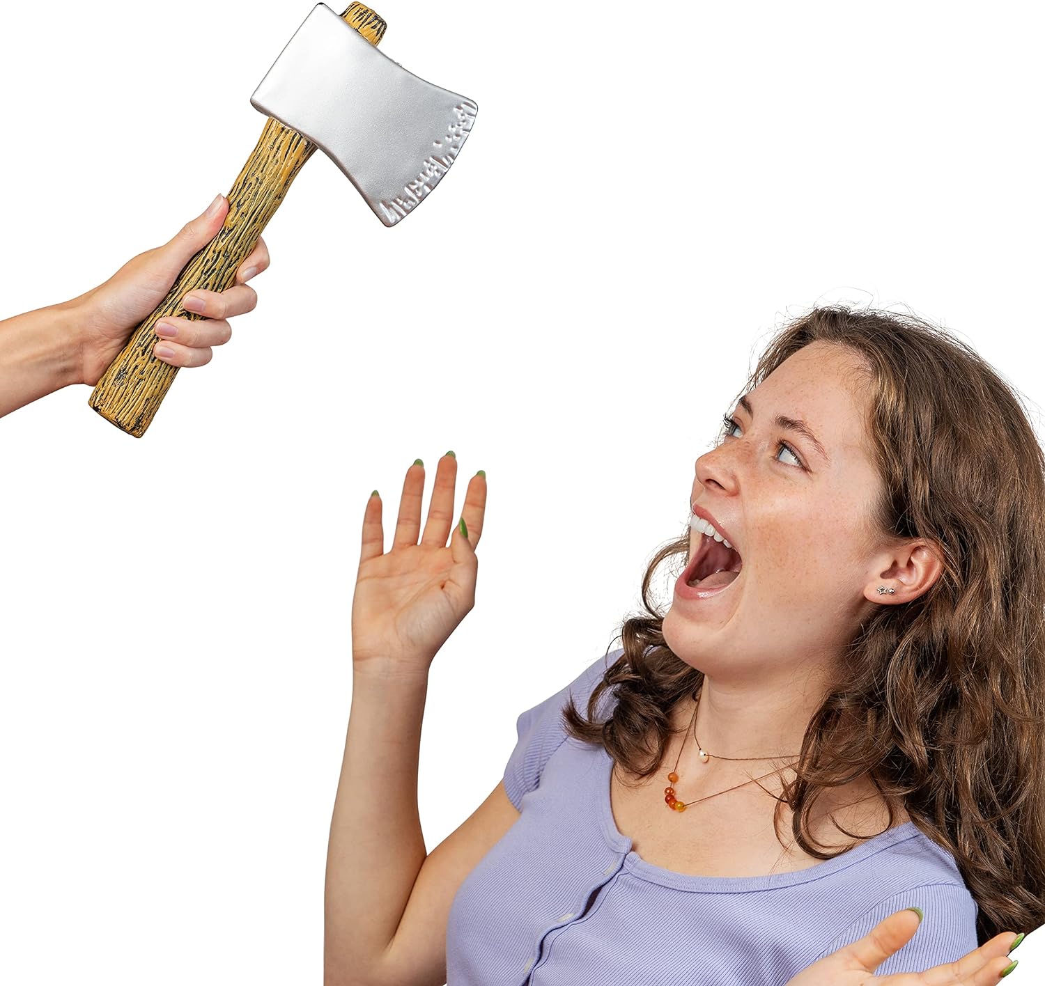 Skeleteen Realistic Hatchet Axe Toy - Cool Plastic Axe for Kids