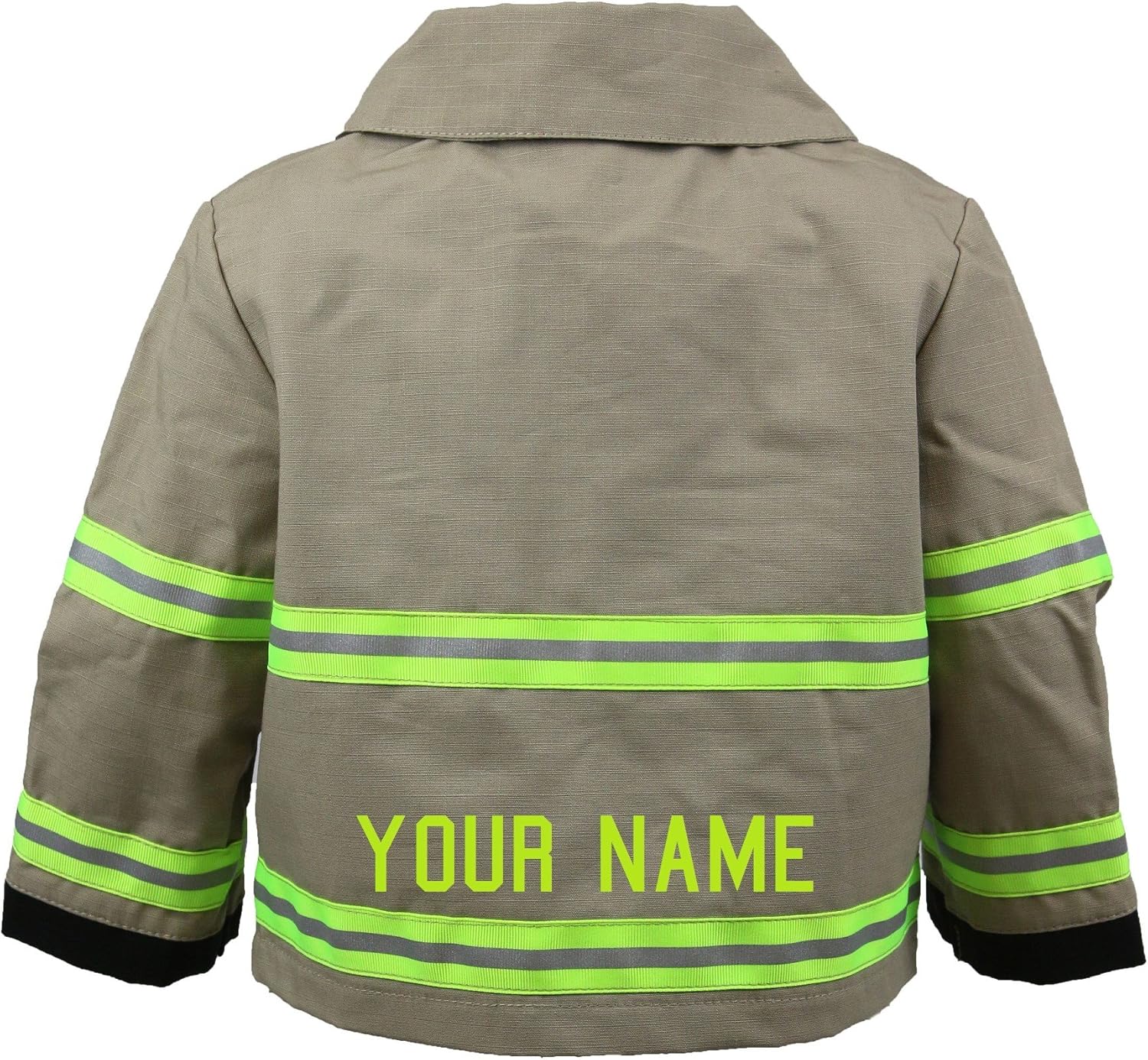 Firefighter Personalized Tan Baby Jacket