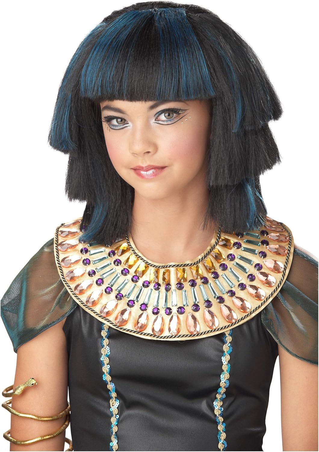 Egyptian Stepped Layers Wig Costume