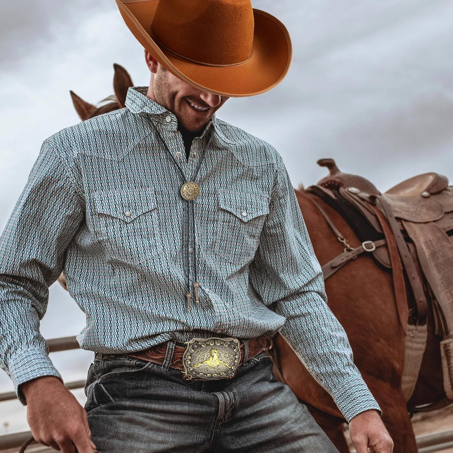 Halloween Cowboy Costume Flat